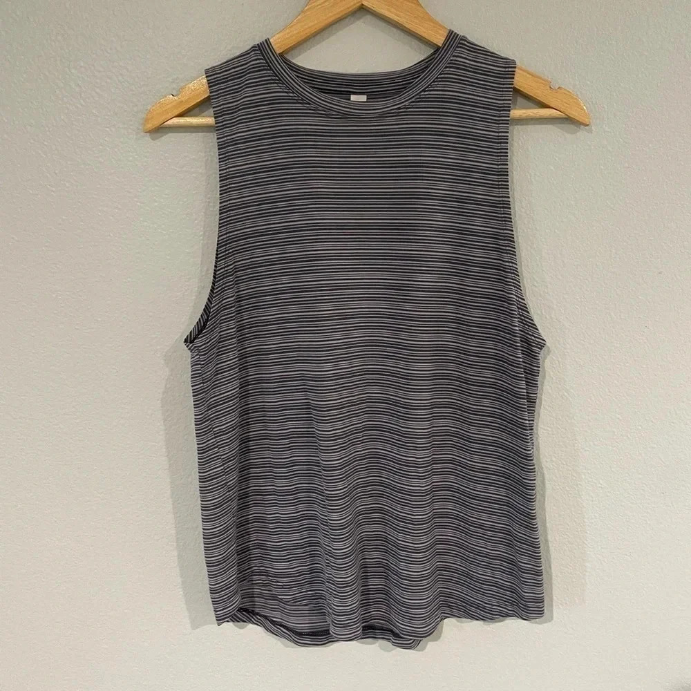 Athleta Cloudlight Striped Muscle Tank